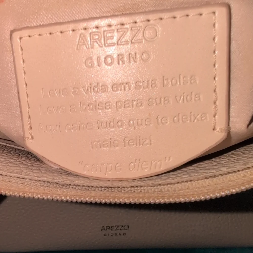 Arezzo Giorno Chic Cream Tote Bag with Braided Handles